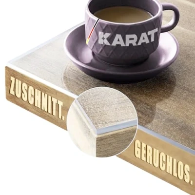 Image of KARAT Transparent Matte Table Film with Straight Edge, Made to Measure, Choice of Sizes, Film, Protective Protector (Imperial, W: 80 x L: cm)