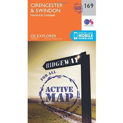 Image of Explorer Active 169 Cirencester &amp; Swindon Map With Digital Version