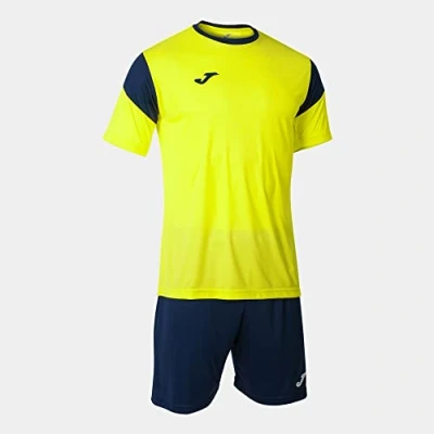 Image of Joma Men&#039;s Phoenix Set, Yellow Fluor Navy, S