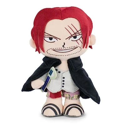 Image of BARRADO One Piece Soft Toy of the Characters 28cm, 11&#039;02&quot; Luffy, Sanji, Roronoa Zoro Super Quality (Shanks)