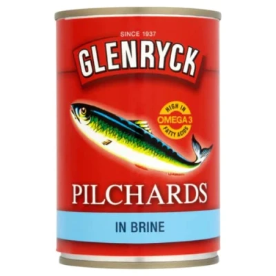 Image of 2 x Glenryck Pilchards in Brine 12 400g