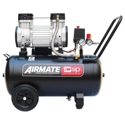 Image of SIP Airmate Air Compressor, Low Noise Oil Free Direct Drive 230V 50L 3ph / 2.2kW 116psi 8 Bar 13.6CFM 71dB