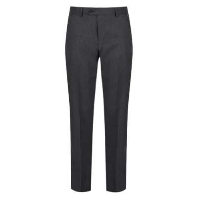 Image of Trutex Contemporary School Trousers for Boys (6 16+ Years), Slim Leg Boys, Stain Resistant Senior Trousers, Adjustable Fit Boys&#039; Genuine Uniform Graphite