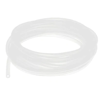 Image of Sourcingmap Silicone Tube, 8mm ID, 10mm OD, 16.4ft, Flexible Rubber Tubing, Water Air Hose Pipe, Translucent, for Pump Transfer