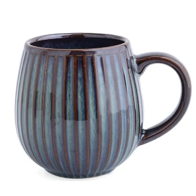 Image of ZPPLD Coffee Mug,500ml Ceramics Cup,Earthenware Mugs,Stoneware Mug,Stoneware Mugs,Tea Mugs,Porcelain Mug,Cappuccino Cups,Pumpkin Shape Cups