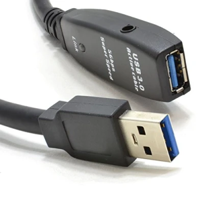 Image of USB 3.0 SuperSpeed Repeater Extension Cable A Male to Female Active 10m [10 metres]