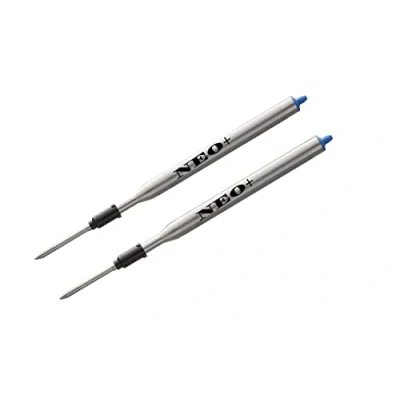 Image of NEO+ Ballpoint Refills Compatible with Lamy Pens (2 Pack Blue Ink)