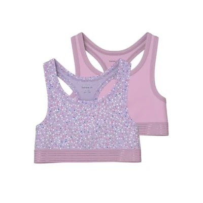Image of Name it Nkfshort DOT 2 PACK Bustier for kids, Size: 11 12y, Pastel lilac