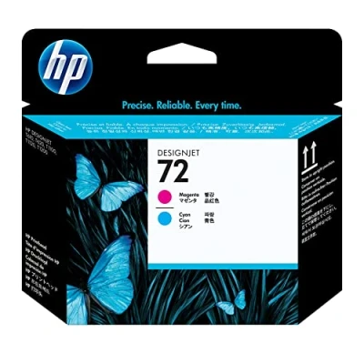 Image of HP 72 C9383A Original Magenta &amp; Cyan DesignJet Printhead, for T2300 eMFP, T1300, T1200, T1120, T1100, T1100 MFP, T795, T790, T770, T620, T610 T600 Large Format Plotter Printers