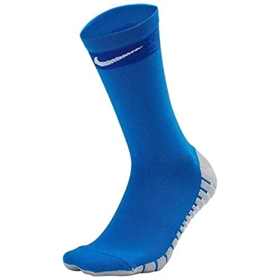 Image of Nike U NK MATCHFIT CREW TEAM Socks Royal Blue/Bright Blue/(White), X Small