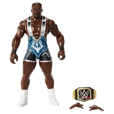 Image of WWE Big E Elite Collection Action Figure, 6 inch Posable Collectible Gift for Fans Ages 8 Years Old &amp; Up​