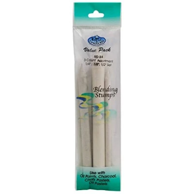 Image of Royal &amp; Langnickel Blending Stumps, Off White, Pack of 3