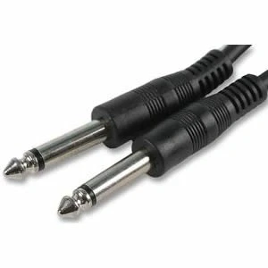 Image of Aptii Guitar Amp Cable 6.35mm To 1/4&quot; Mono Jack Plug Lead 6m
