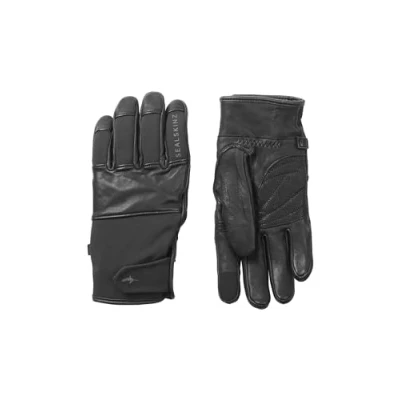 Image of SEALSKINZ Walcott Fusion Control Waterproof Cold Weather Merino Wool Glove with Control™ Outdoor Gloves Winter Sports, Black