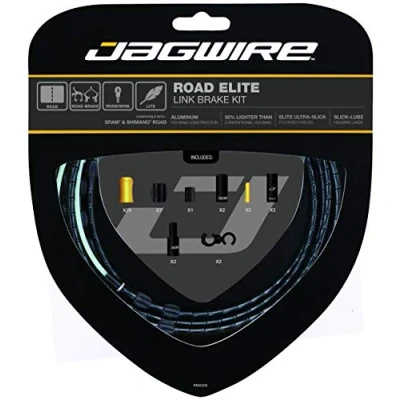 Image of Jagwire JW RCK700 Road Elite Link Brake Kit Cable, Black, One Size