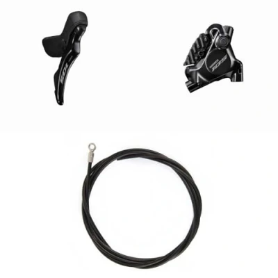 Image of SHIMANO 2x12v Kit Freno Idraulico Road 105 12V R7100 Posteriore 2 x 12 V Mixte Adulte, Noir, Unica