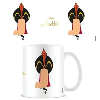 Image of Disney Alphabet Personalised Mug (J for Jafar Design) 11oz Ceramic Coffee in Presentation Gift Box Official Merchandise
