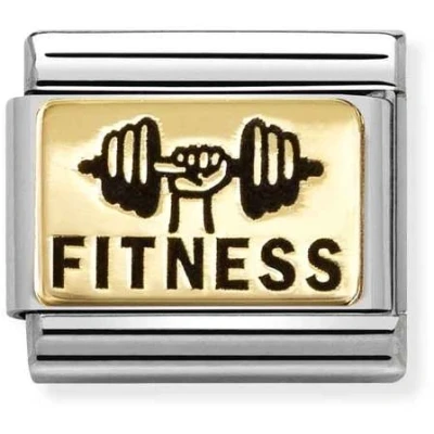 Image of Nomination Gold Fitness Charm