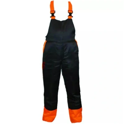 Image of Spares2go Chainsaw Safety Bib &amp; Brace Forestry Trousers (XLarge, 36 38)
