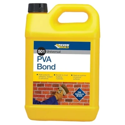 Image of Everbuild 501 Universal PVA Bond General Purpose Bonding Agent 2.5 Litre