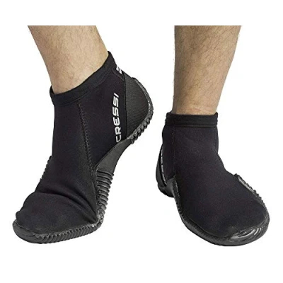 Image of Cressi Unisex Low Shorty Boots Neoprene 3mm, Black, XS UK