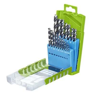 Image of KWB Universal 19 Piece AKKU TOP HI NOX Metal Drill BIT Set, HSS Ø 1 MM 10 in 0.5 INCREMENTS