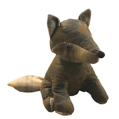 Image of Carousel Home and Gifts Sweet Fox Fabric Animal Door Stop Novelty Doorstop