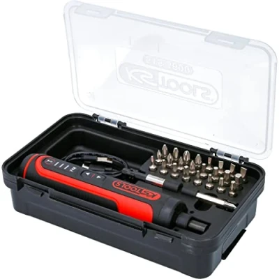 Image of KSTools 515.3600 eMONSTER 1/4 Inch Cordless Bit Rod Screwdriver Set, 27 Pieces