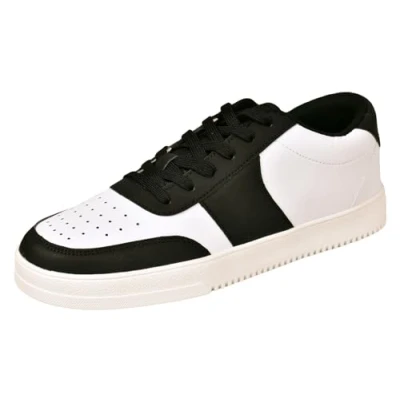 Image of BRAVE SOUL Men Trainers Lace up Casual Flat Gym Sneakers Shoes Black 10