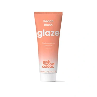 Image of Josh Wood Colour Glaze (Peach Blush) Semi permanent hair Mask Ammonia free Conditions and nourishes Lasts up to 3 5 washes For blonde 100% Vegan Cream (100ml)