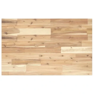 Image of vidaXL Desk Top Untreated 100x50x2 cm Solid Wood Acacia