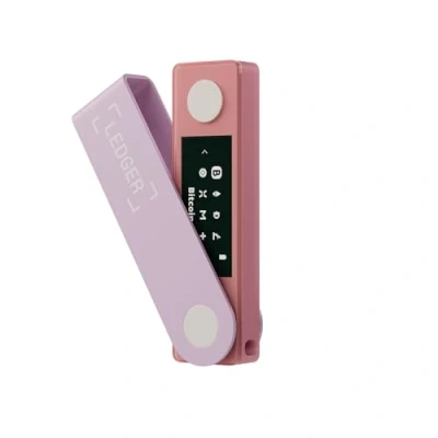 Image of Ledger Nano X Secure and manage your crypto &amp; NFTs on the go with our Bluetooth enabled hardware wallet (Pastel Pink)