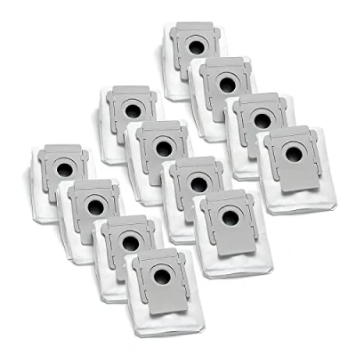Image of [12Pcs] Vacuum Dust Bags Compatible for iRobot Roomba i7 i7+/Plus i8 i8+ S9 S9+ J7 J7+ i3 i6 E5 E6 E7 Robot Cleaner Dirt Disposal Accessories &amp; Spares