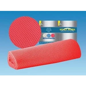 Image of Pennine Red Non Slip Matting 40cm x 3M Metre Roll Hundreds of Uses Anti Grip Mat