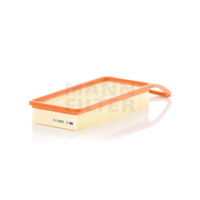 Image of 1444W9, 1444X2 Air Filter MANN C 3087/2 49mm 140mm 382mm Insert CITROËN: Nemo Van, C3 I Hatchback, Estate, FORD: FIESTA 6, 5