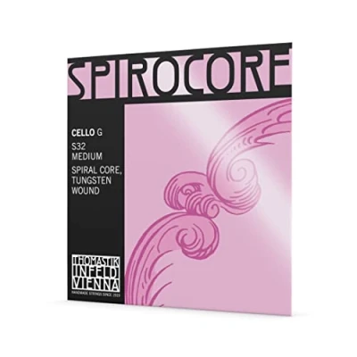 Image of Thomastik Einzelsaite für Cello 4/4 Spirocore G Saite Spiralseilkern, Wolfram umsponnen, mittel