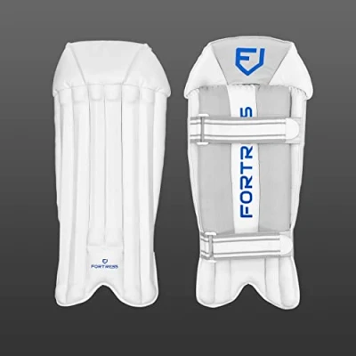 Image of FORTRESS Junior Wicket Keeper Pads [One Size] Cricket