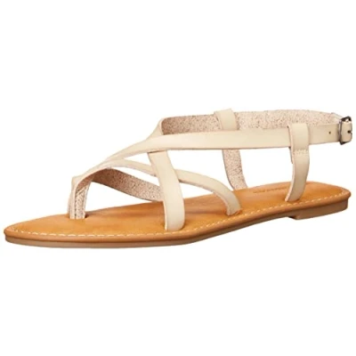 Image of Amazon Essentials Women&#039;s Casual Strappy Sandal, Taupe, 2.5 UK