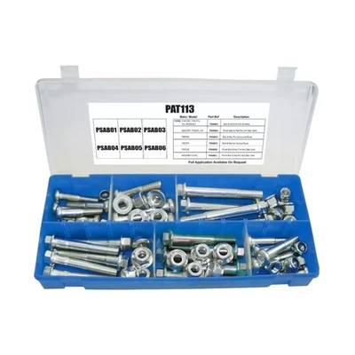 Image of PEARL CONSUMABLES PAT113 Pinch Bolts PSAB 01 02 03 04 Clips