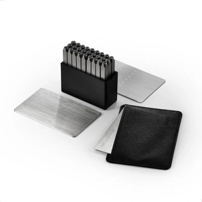 Image of SecuX XSEED Plus Secure Bitcoin Wallet Crypto Seed Storage Steel Plates (Steel Punch Set Included) Compatible with SecuX, Ledger, Trezor Hardware Wallets