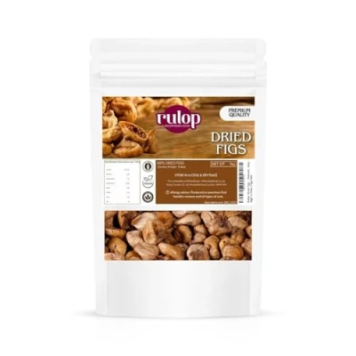 Image of Rulop Dried Figs Naturally 1kg Vegan Turkish Variety High in Fiber (1kg)