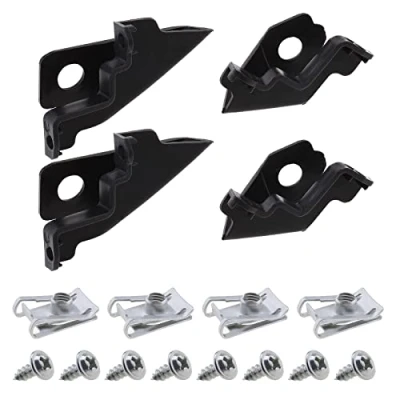 Image of ECSiNG Car Headlight Repair Kit Bracket Clip inludes screw and Gasket Front Headlamp Set 6R0998225 6R0998226 Compatible with VW Polo 2009 2017