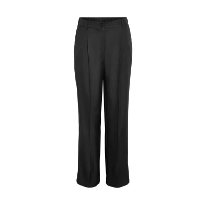 Image of Noisy may Women&#039;s Nmdebbie Hw Pants Noos Fabric Trousers, Black, M