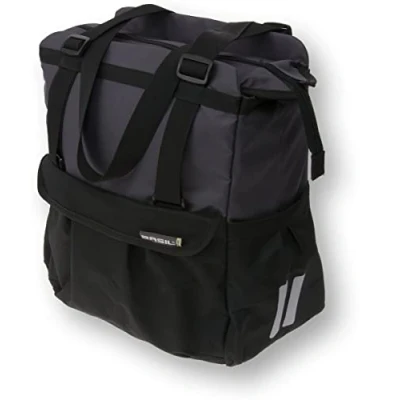Image of Basil Bicycle Shopper XL Black/Anthracite 20 Litres