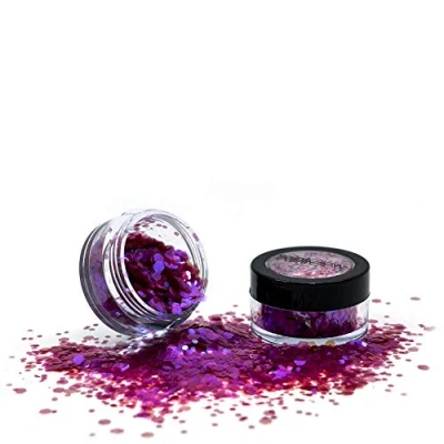 Image of PaintGlow, Chunky Cosmetic Glitter for Hair, Face &amp; Body, Heart Breaker, 3g
