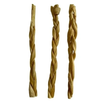 Image of Superpet Natural Treats For Dogs Lamb Chews Skin Braided (30cm) 10 Pk