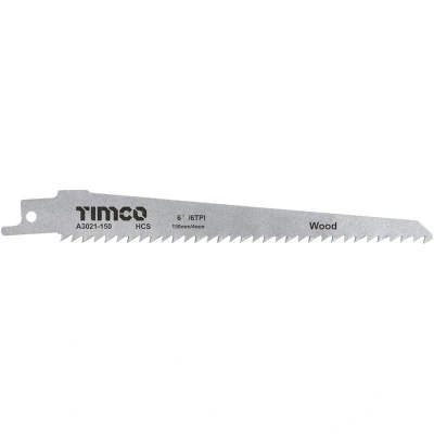 Image of 3x TIMCO Reciprocating Saw Blades Wood Cutting High Carbon Steel S644D A3021150 Pack 5