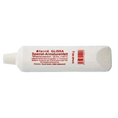 Image of Fermit (GLISSA special Armaturenfett) by NSF approved H 1 and DIN 51502 of Bundesgesundheitsamtes (60 Gram Tube)
