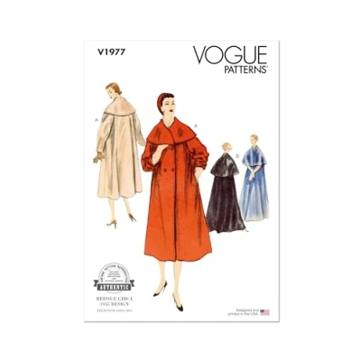 Image of VOGUE PATTERNS V1977U5 Misses&#039; Coats U5 (16 18 20 22 24)
