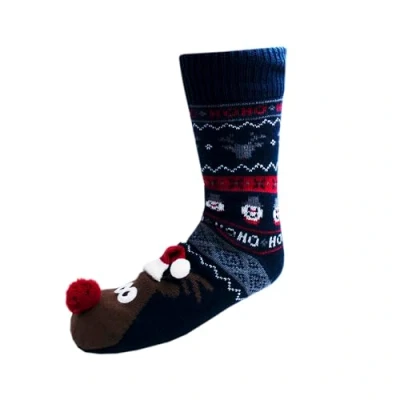Image of Undercover 2 Pairs Mens Rudolph Knitted Slipper Socks SK691